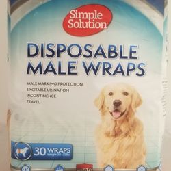 Simple Solution Dog Wraps .. NEW
