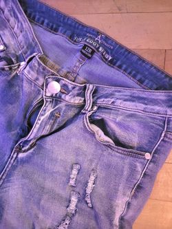 Womens distressed jeans