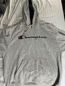M Champion grey sweatshirt