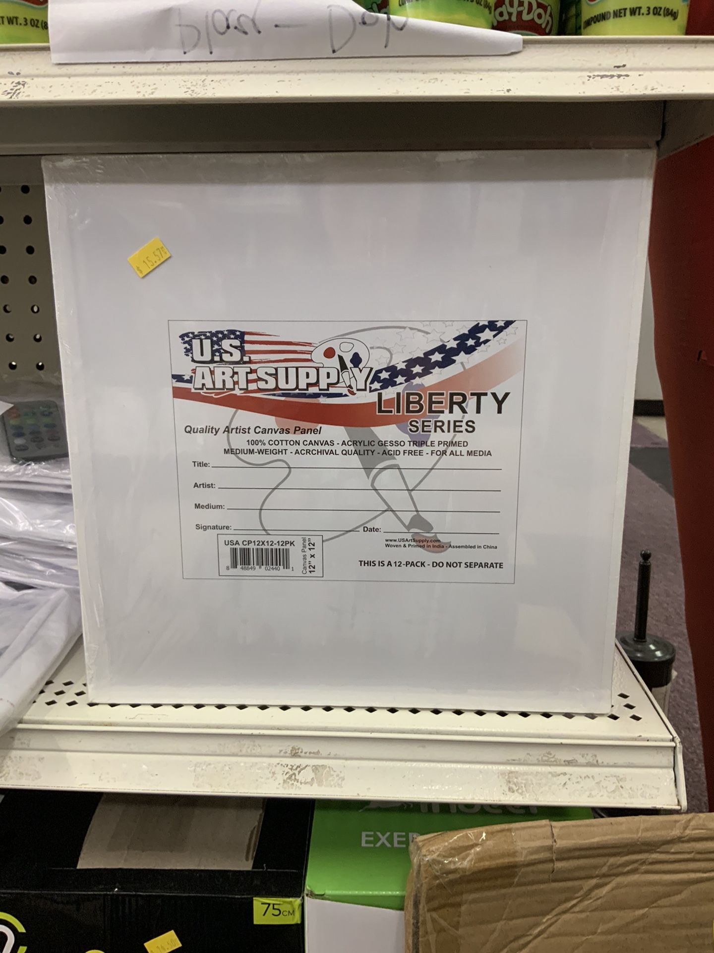 12 pack 12x12 canvas panels