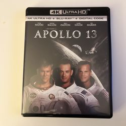 Apollo 13 (Ultra HD, 1995) No Digital Discs Unused