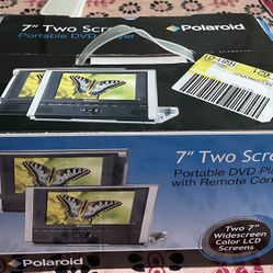 7” Two Screen Portable DVD Player