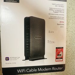 NETGEAR N600 (8x4) WiFi DOCSIS 3.0 Cable ModemRouter Combo