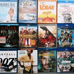 12 Blu Rays 