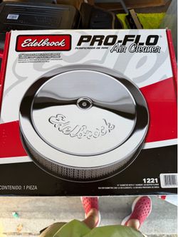 Edelbrock Pro Flo 14” air cleaner assembly, part number 1221