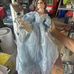 Vintage porcelain Doll