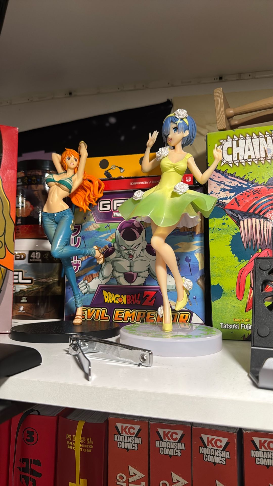 Nami One Piece Figure And Rem Figure
