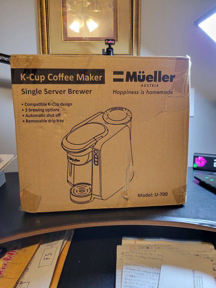 Mueller Kcup Coffee Maker Single Server Brewer