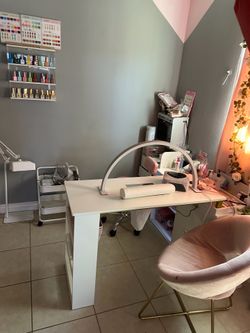 Nail material and furniture