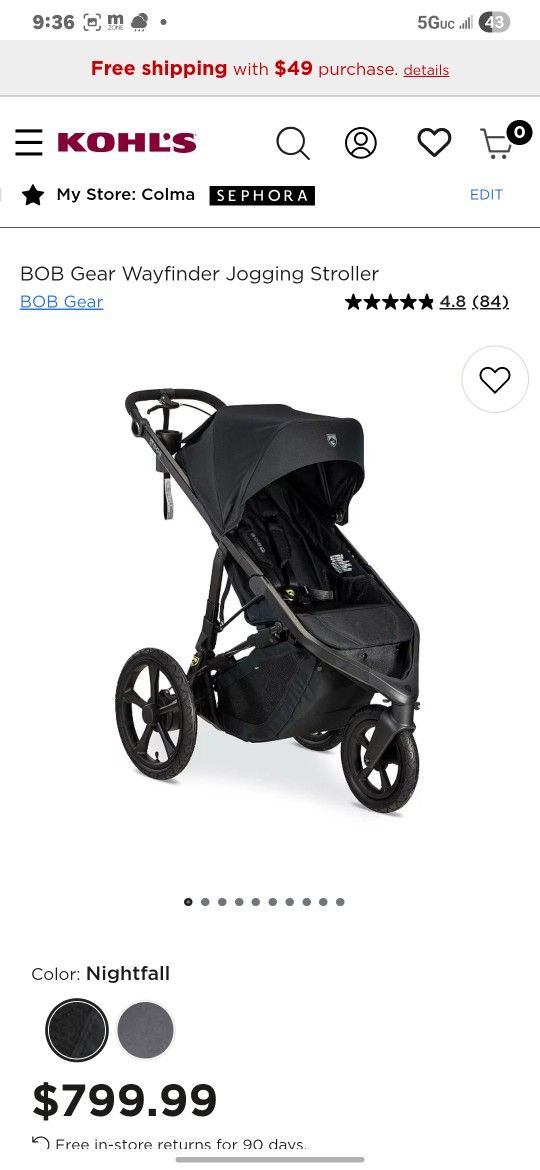 Bob Gear Jogging Stroller 
