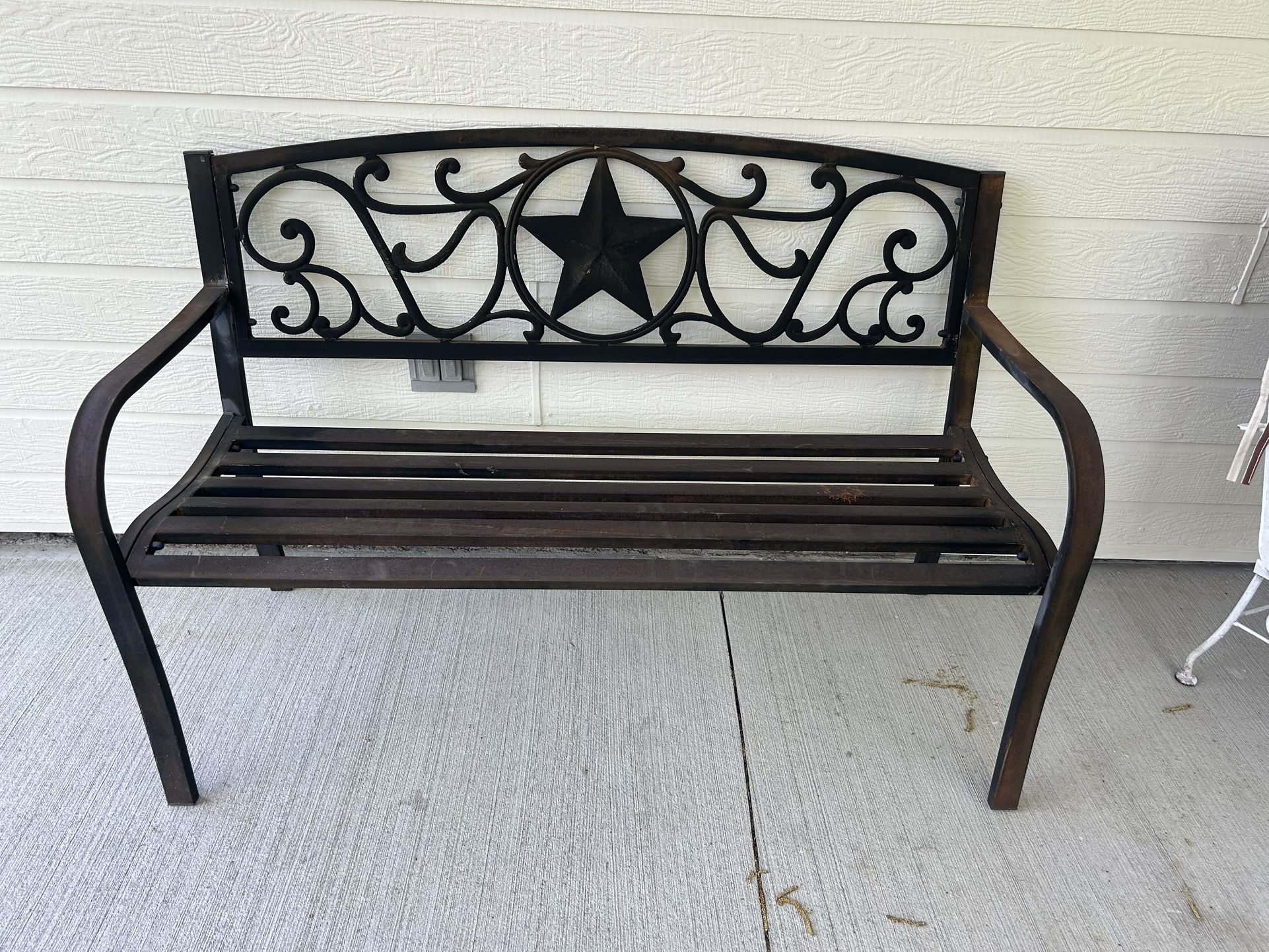 Iron Garden Bench