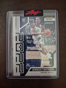 Bennedict Mathurin Panini Instant Signed Rookie Card