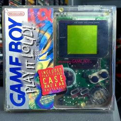 Original Gameboy System - Clear [Play It Loud] DMG-01  *TRADE IN YOUR OLD GAMES/TCG/COMICS/PHONES/VHS FOR CSH OR CREDIT HERE*
