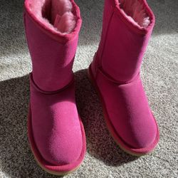 Womens Pink Winter Boots