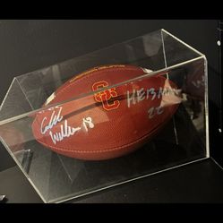 Caleb Williams Autographed Football