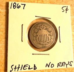 1867 Shield Nickel