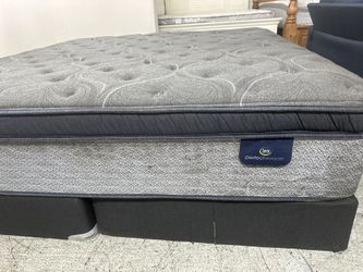SERTA KING SIZE MATTRESS AND BOX SPRING SET FREE DELIVERY 🚚 