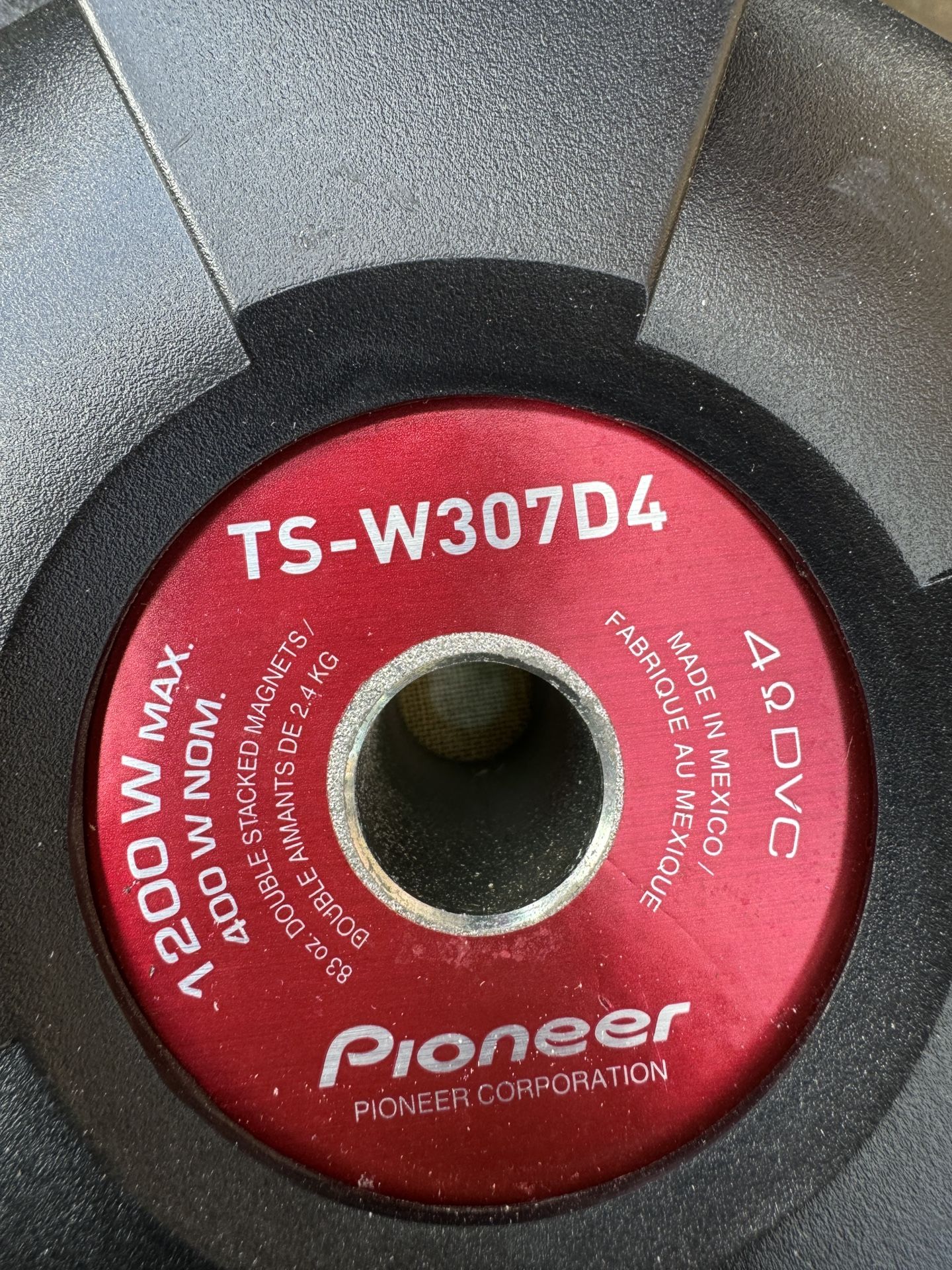 Pioneer Woofer With Box And Amplifier 