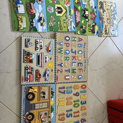 Melissa & Doug Sound Puzzles And Regular Puzzles