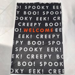 Halloween Welcome Garden Flag