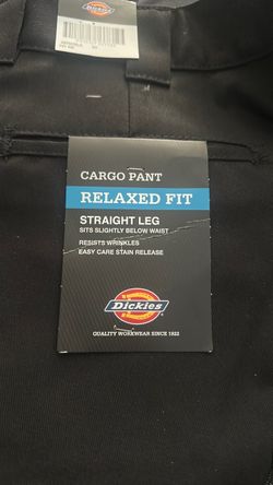 Mens Dickies cargo relaxed straight work pant