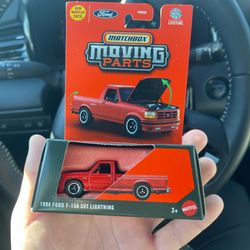 1994 Ford F-150 SVT Lightning red diecast car cars #matchbox #mattel 