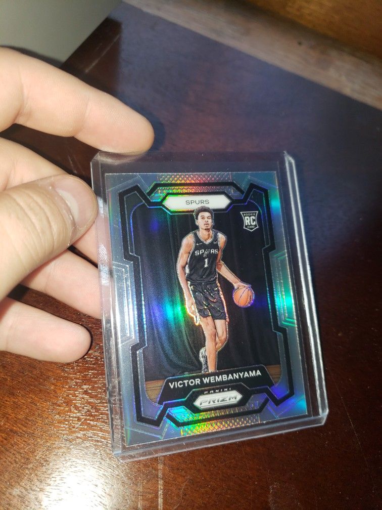 Wemby Rookie Silver Prizm