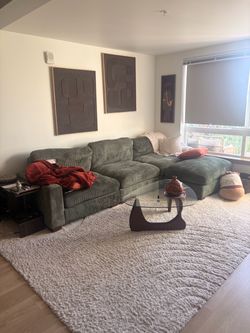 Green couch