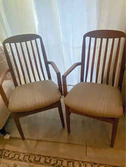 Vintage 1970’s Benny Linden Teak Armchairs.