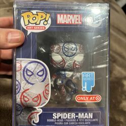 Marvel Target Exclusive Spider Man Art Series Funko Pop