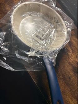 Nay blue 8.5 in. deep frying pan
