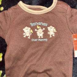 New Cute Monkey Baby Clothes 