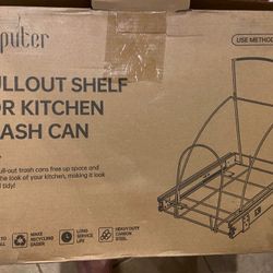 Pullout Trash Can Shelf