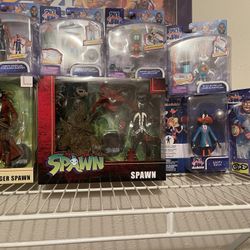 Spawn And Space Jam Action Figures
