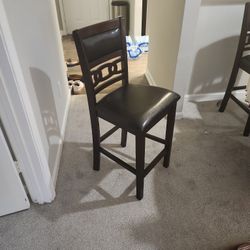 Wooden Table With Four Chairs Set