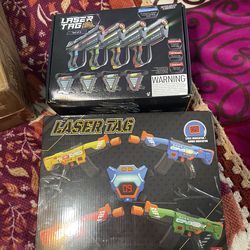 2 Laser Tag  boxes n  2 in 1 Racing Set