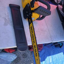 Moto Sierra Dewalt 60v Flex Volt De 18 Pulgadas Usada Como Nueva Solo Herramienta 