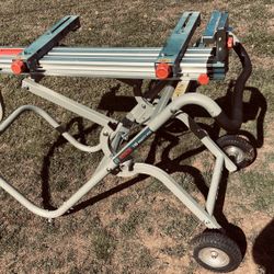 mitre saw stand gravity rise bosch