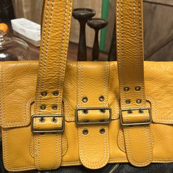 Cynthia Rawley Mustard Bag