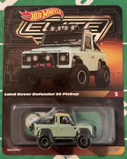 Hot Wheels 2023 HW Collectors Elite 64 #5 Land Rover Defender 90 Pickup -1:64-