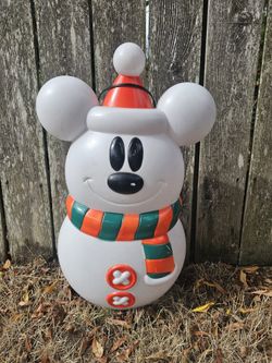 Mickey Snowman Blowmold 