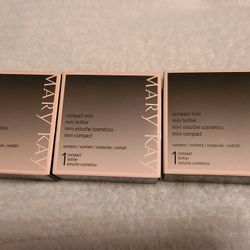 Mary Kay Compact Mini X 3 