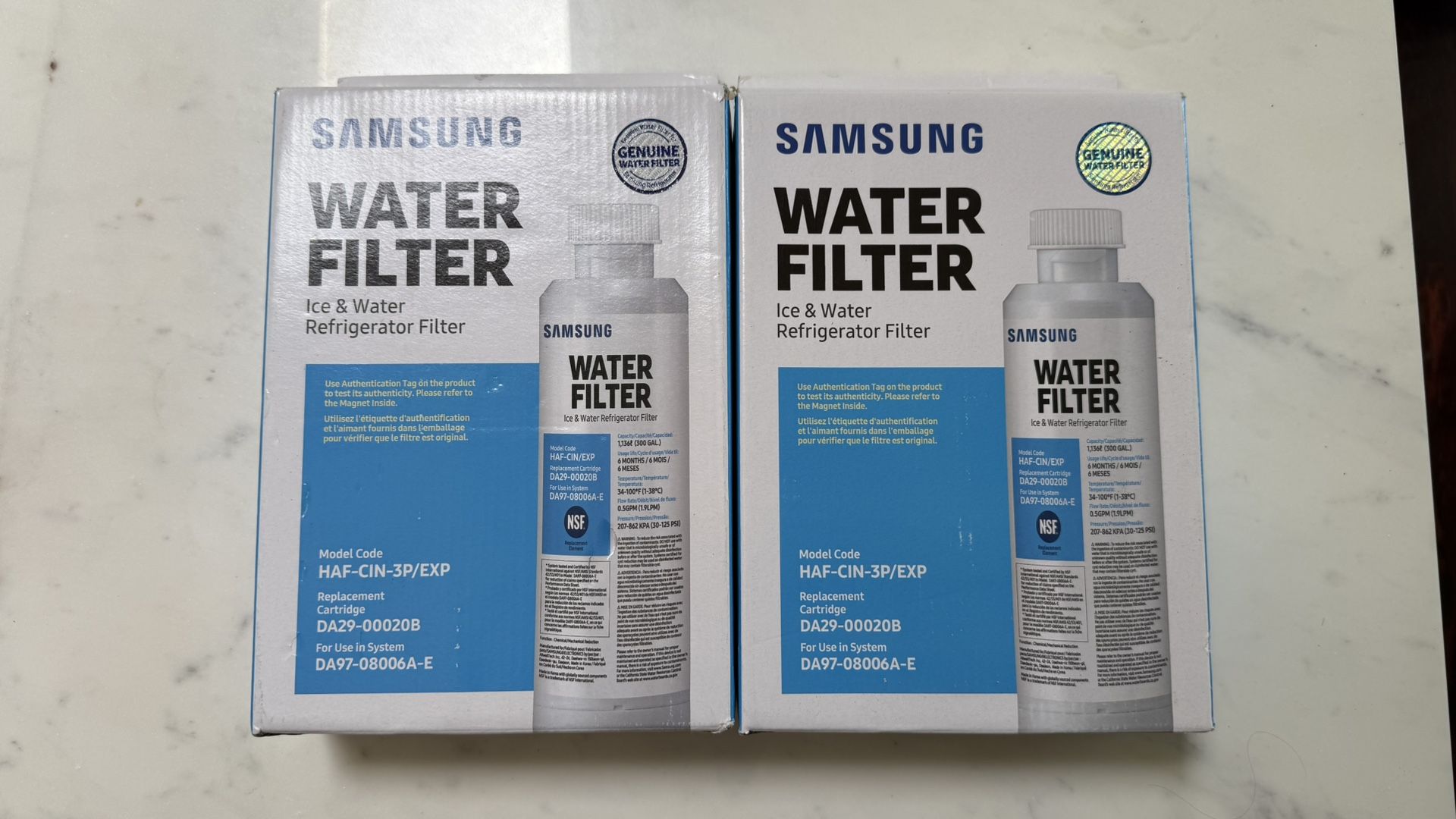 Samsung Water Filter 3 Pack (x2)