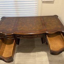 Antique Wood Desk  