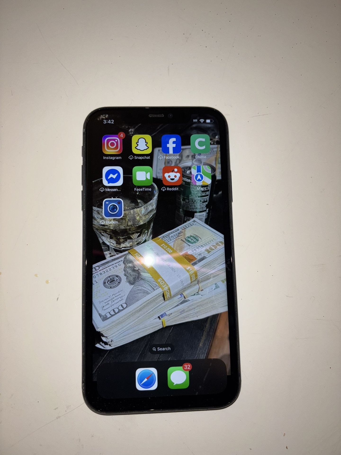 Iphone 11 Used Clean Screen Back Cracked $60