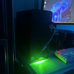 FULL GAMING SETUP MONITIOR AND GAMING PC