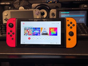 Nintendo Switch with Mario Kart 8