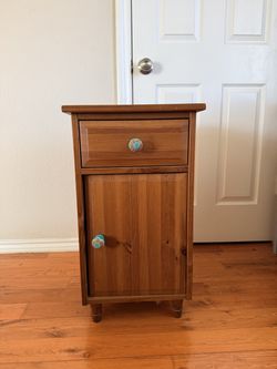 Solid Wood Nightstand / Side Table