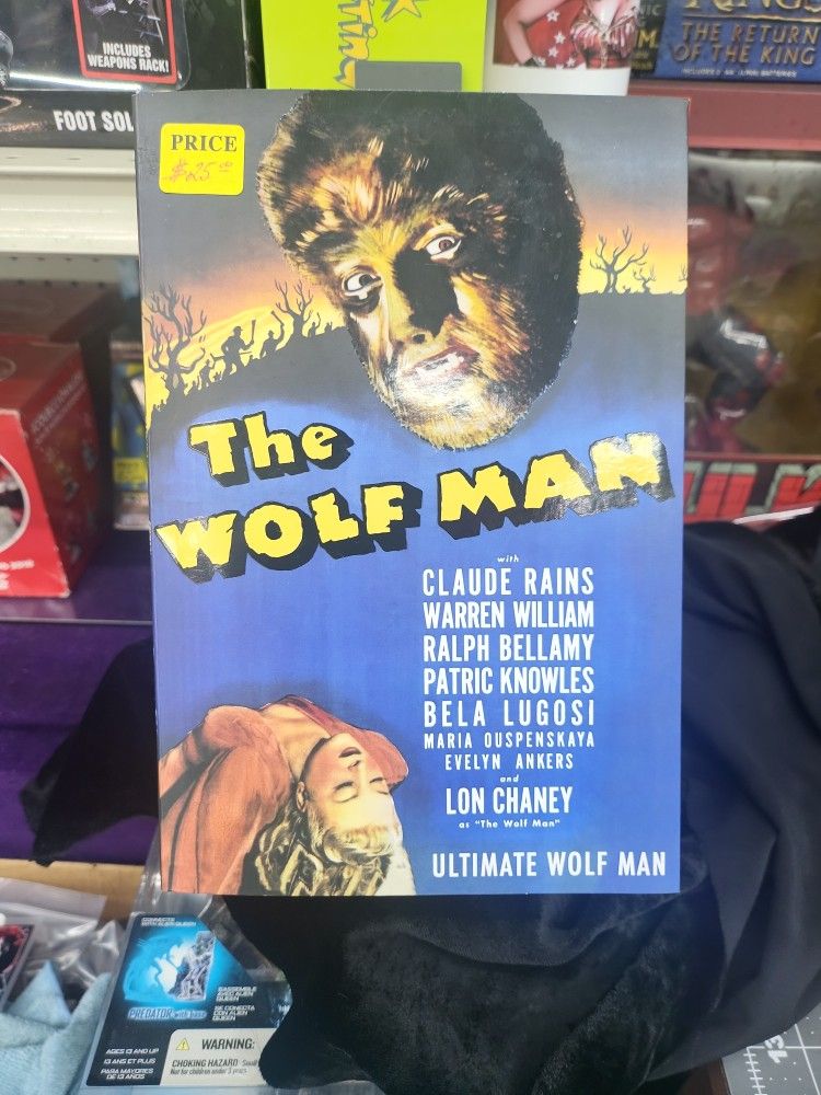 NECA THE WOLF MAN Universal Monsters