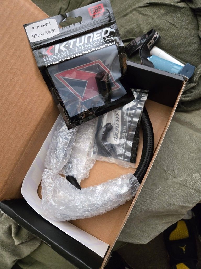 Honda Civic Si Coupe 2007 Ktuned Fuel Rail Kit Brand New And Fuel Line Kit